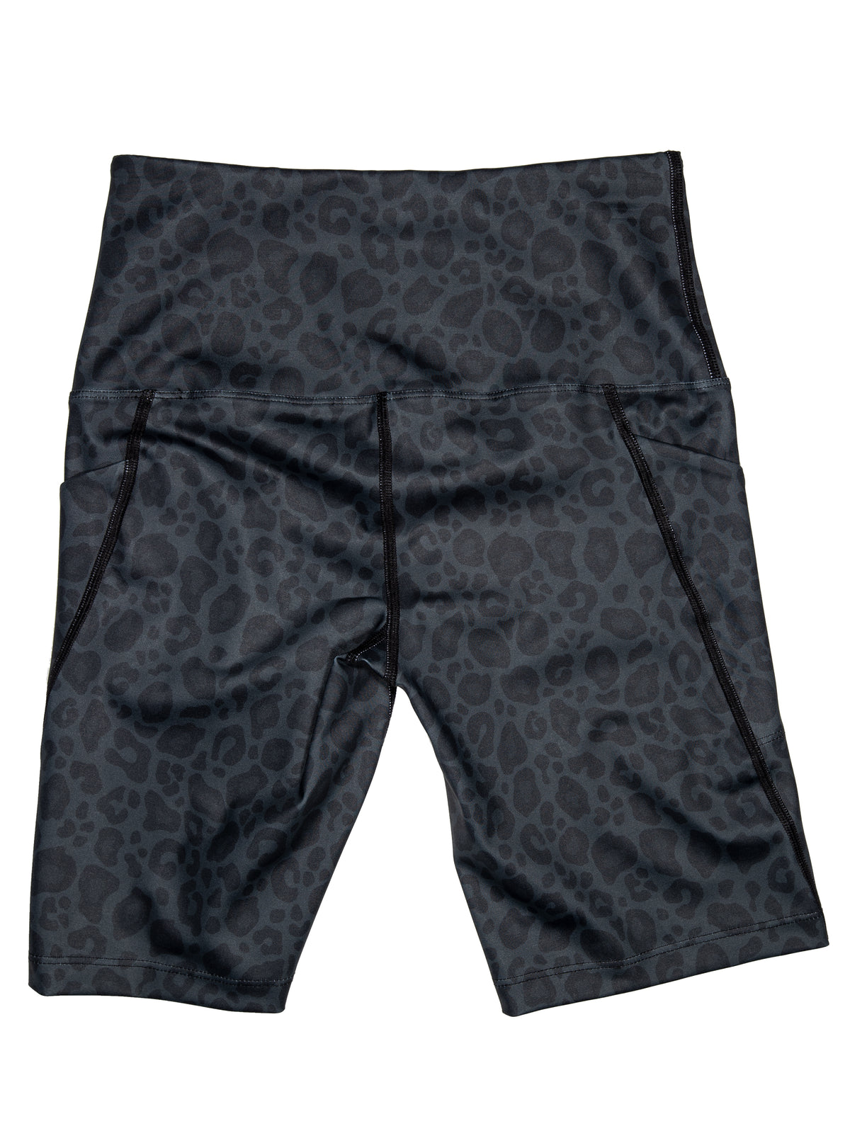 Relentless™ The Premium High Waisted Biker short Dark Leopard