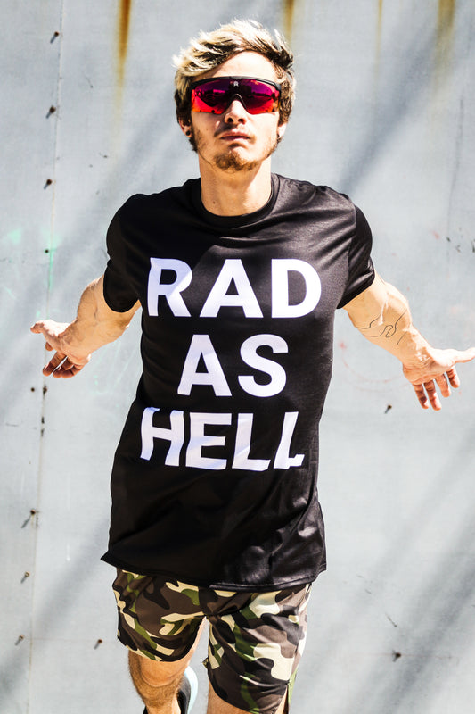 RAD AS HELL RUN TECH SHIRT