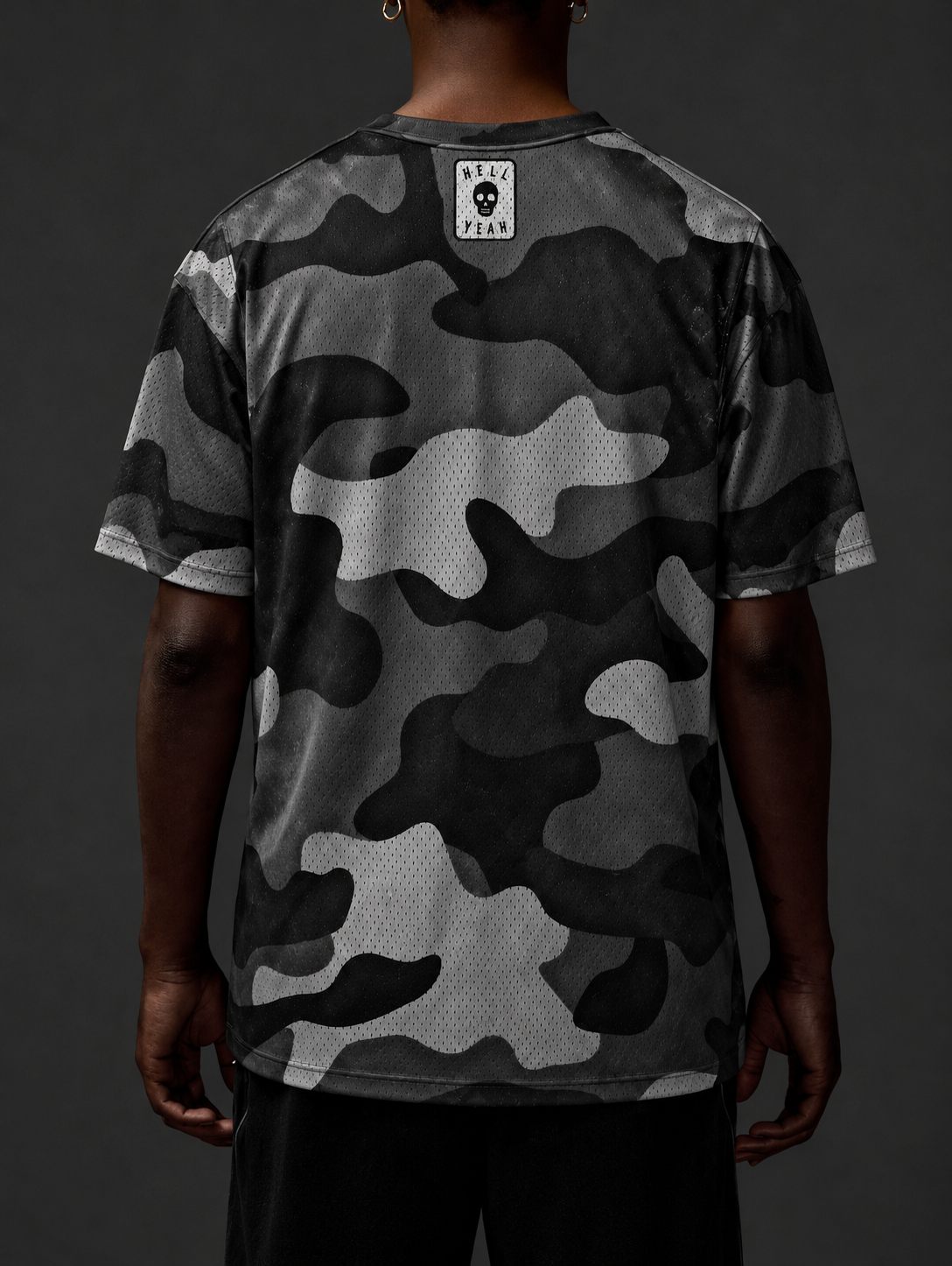 GRID.01™ Performance Mesh Jersey Camo Grey