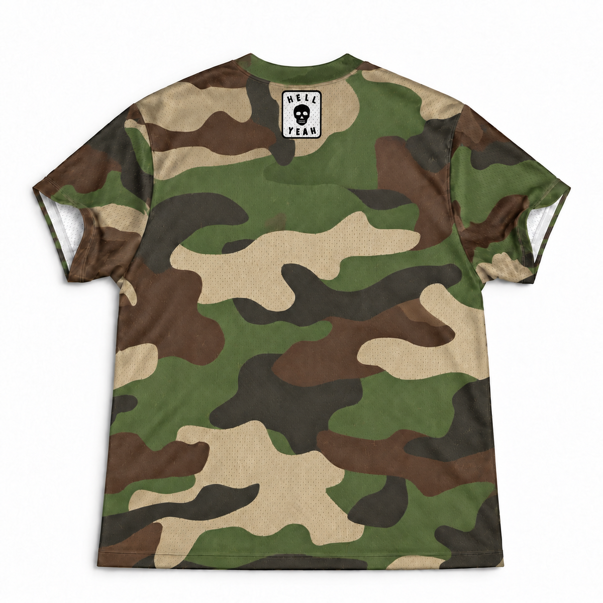 GRID.01™ Performance Mesh Jersey Camo Green