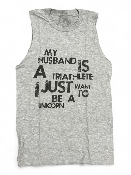 TRIATHLETE UNICORN MUSCLE TANK