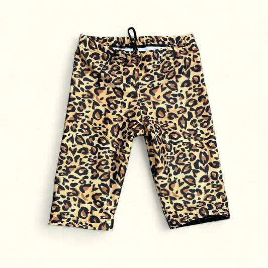 LEOPARD COMPRESSION SHORTS