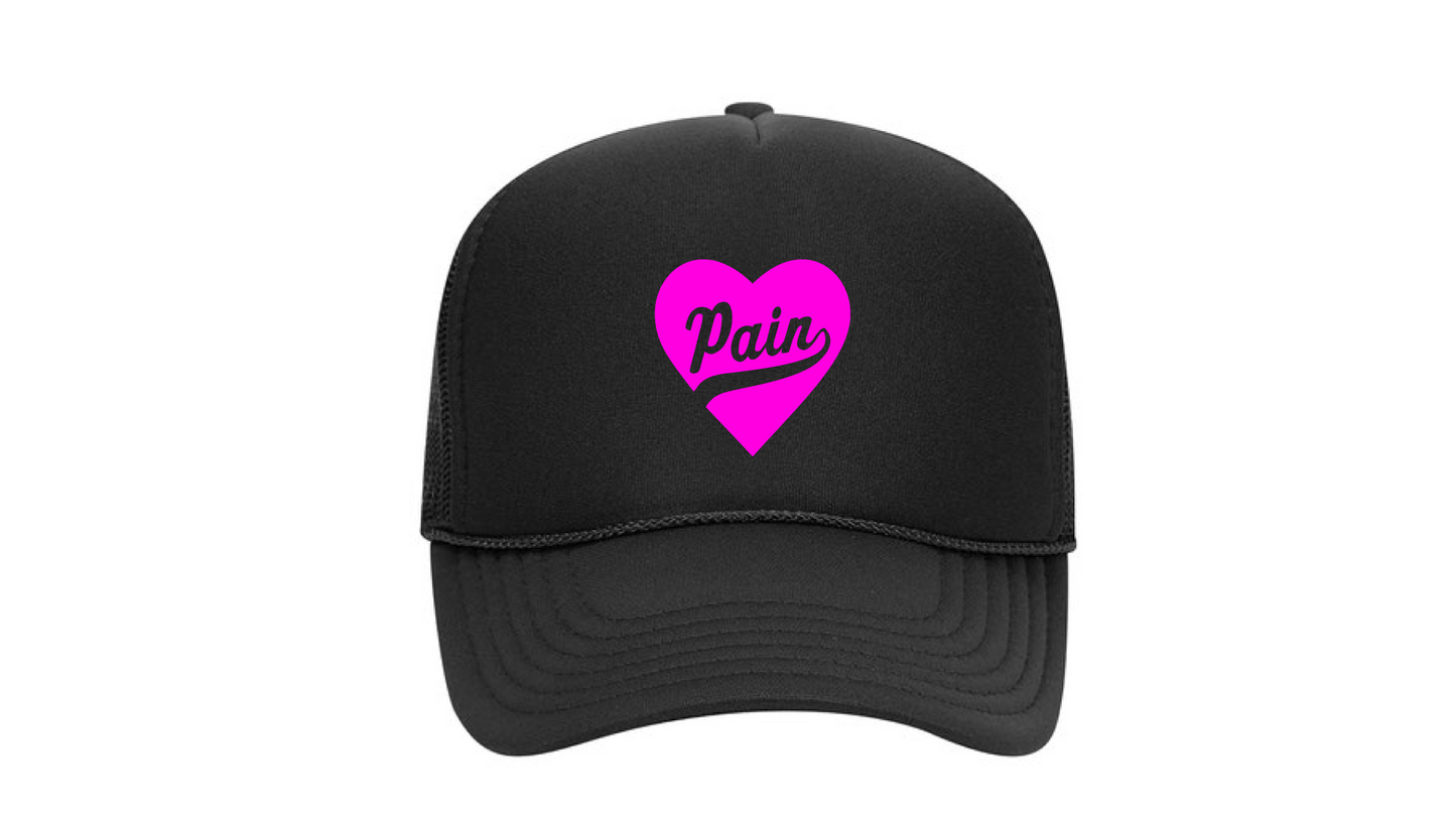 PAIN HEART Foam Trucker