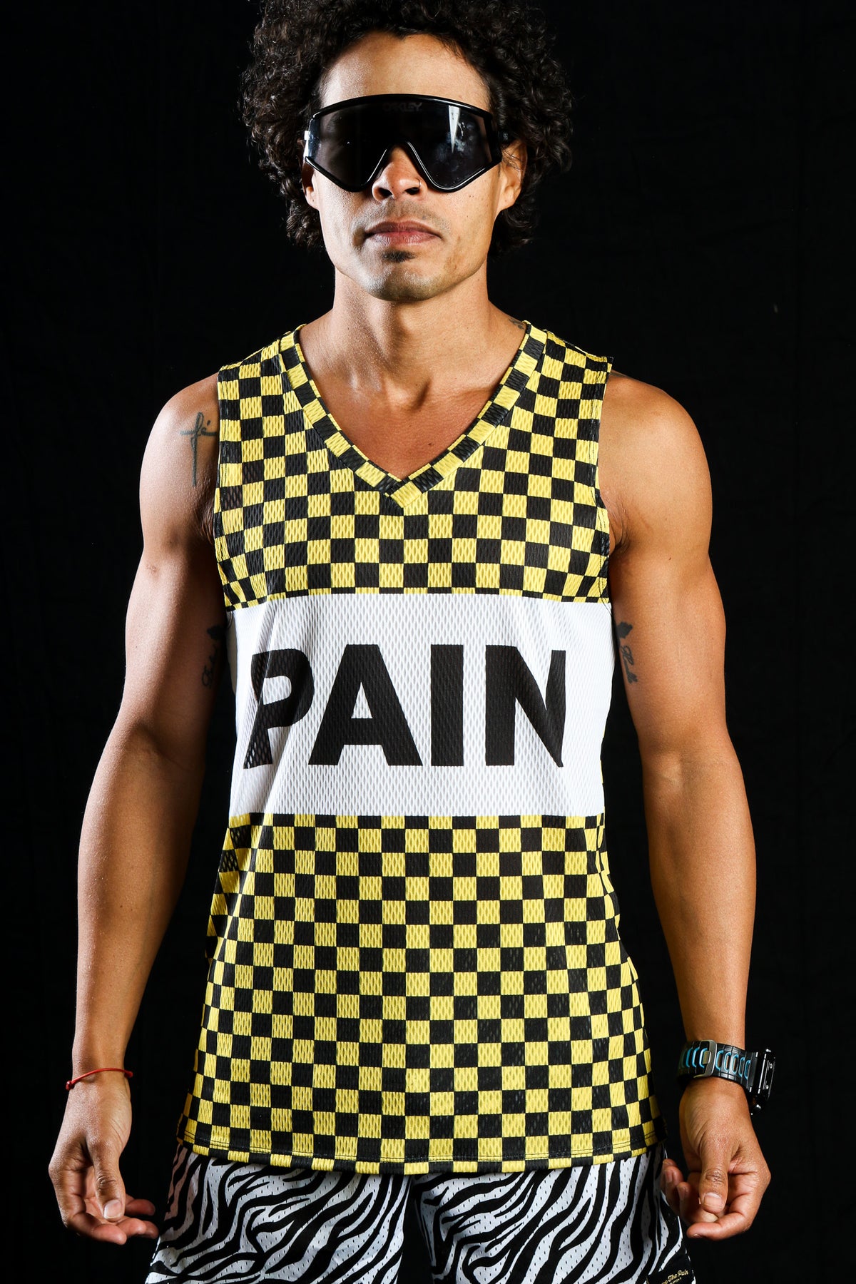 VLT.01™ RUN TOP  Yellow Checkers