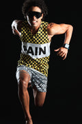 VLT.01™ RUN TOP  Yellow Checkers