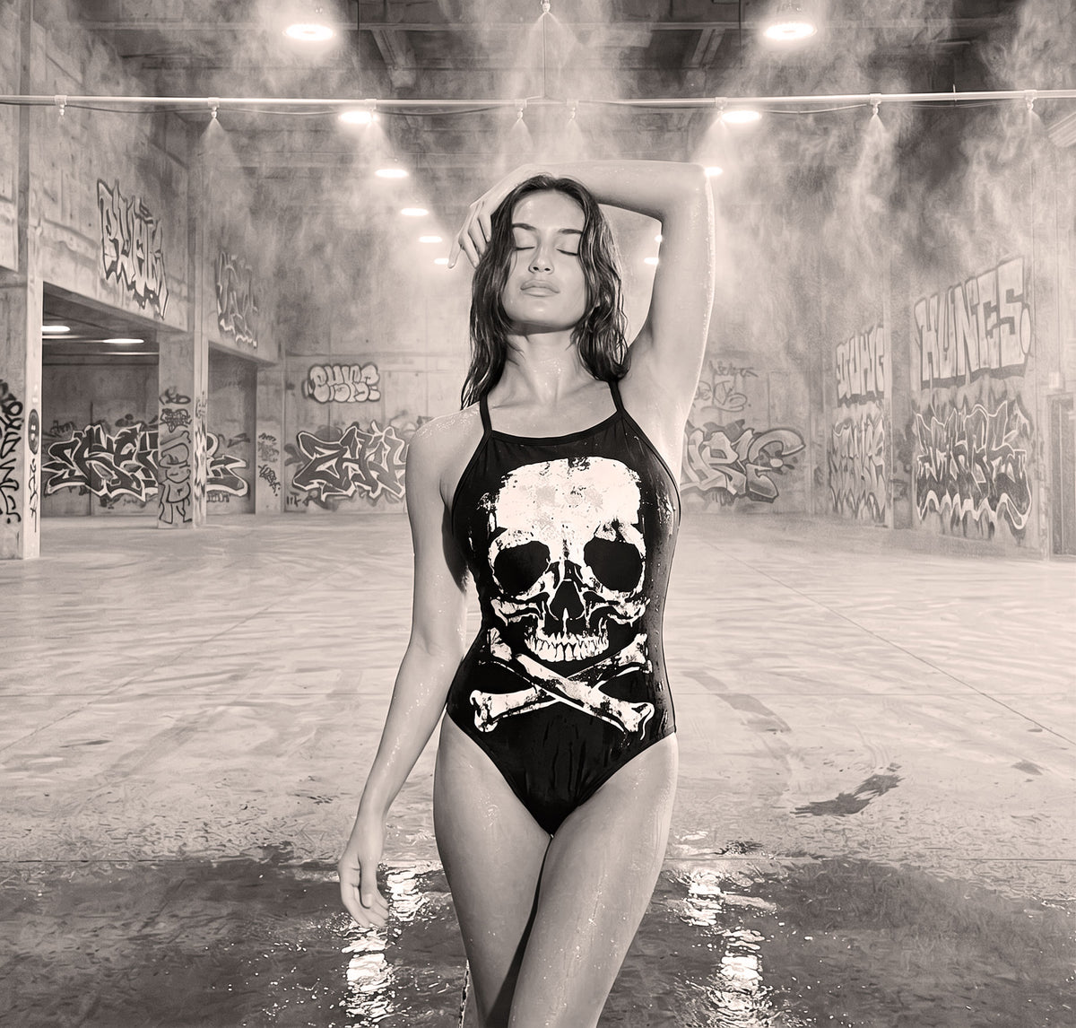 Pysch Swimsuit The Skull