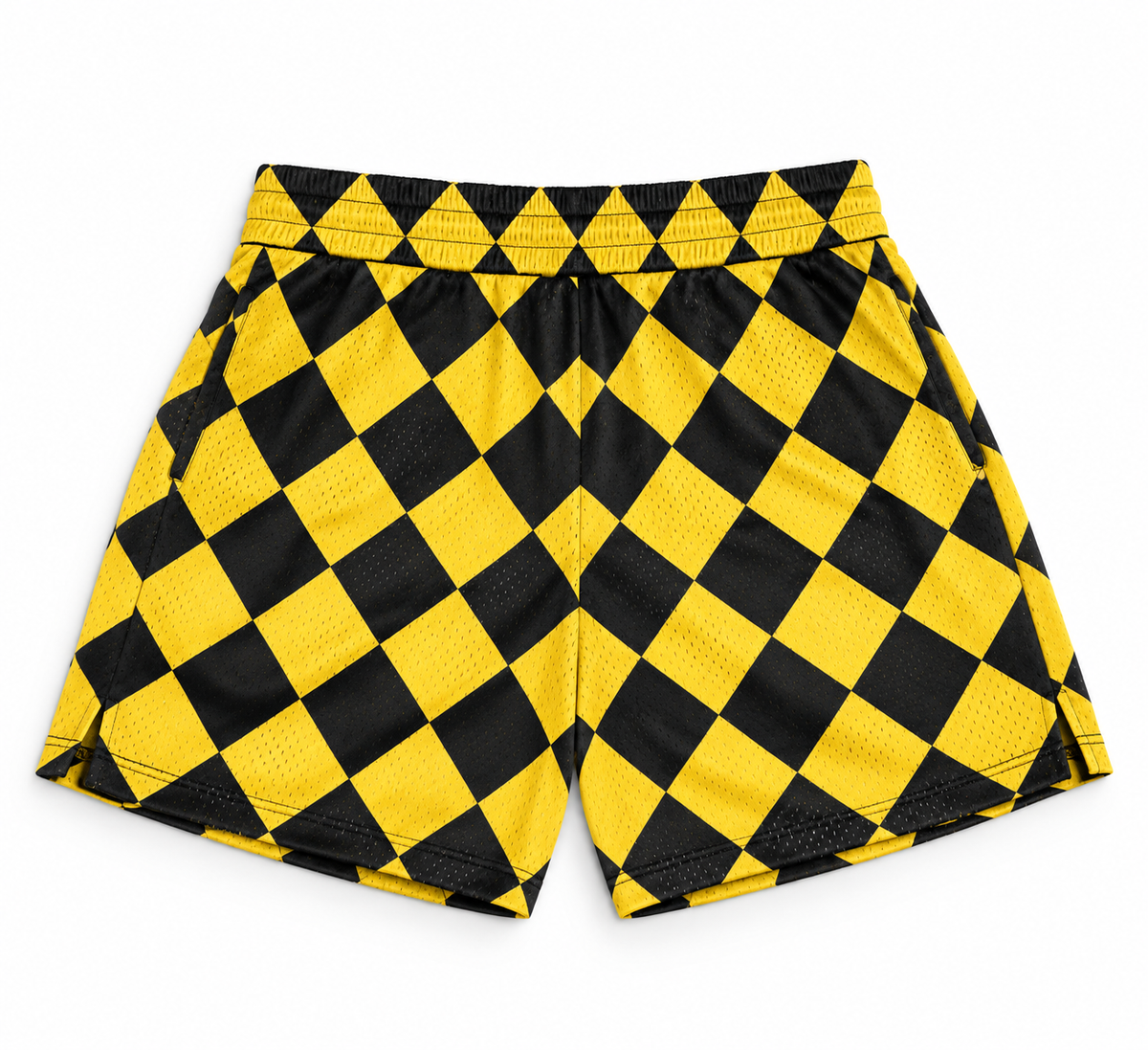 No. 01 Short Yellow Checkers